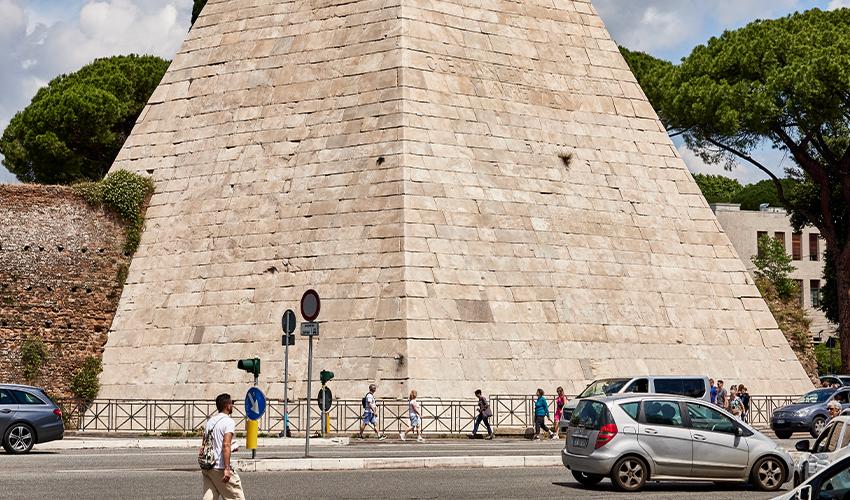 The obelisk in rome, italy.