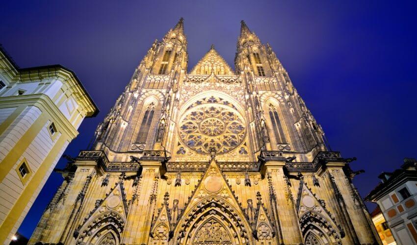 St peter's cathedral, prague, czech republic — stock photo.